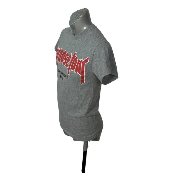 Justin Beiber Mens T-Shirt Purpose Size S Gray My Mama Don't Concert Tour 2016 - Picture 3 of 5